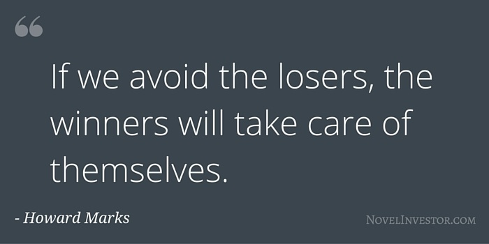 Howard Marks on Avoiding Losers