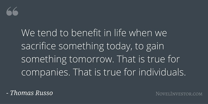 Tom Russo on short term pain