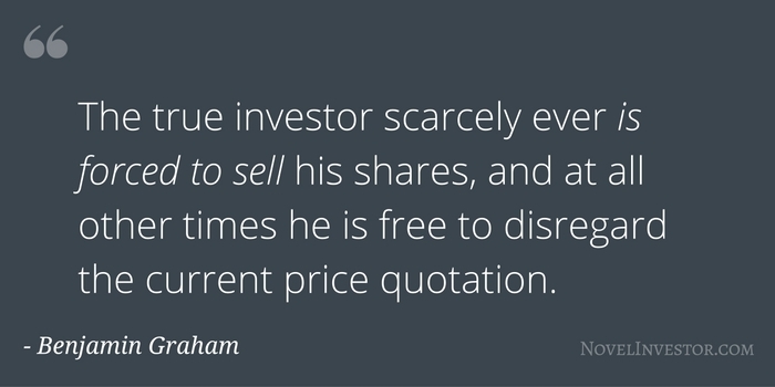 Graham on ignoring stock quotes