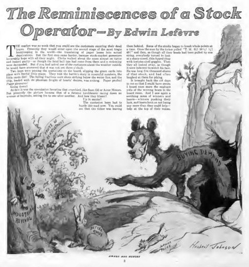 First Reminiscences article 1922