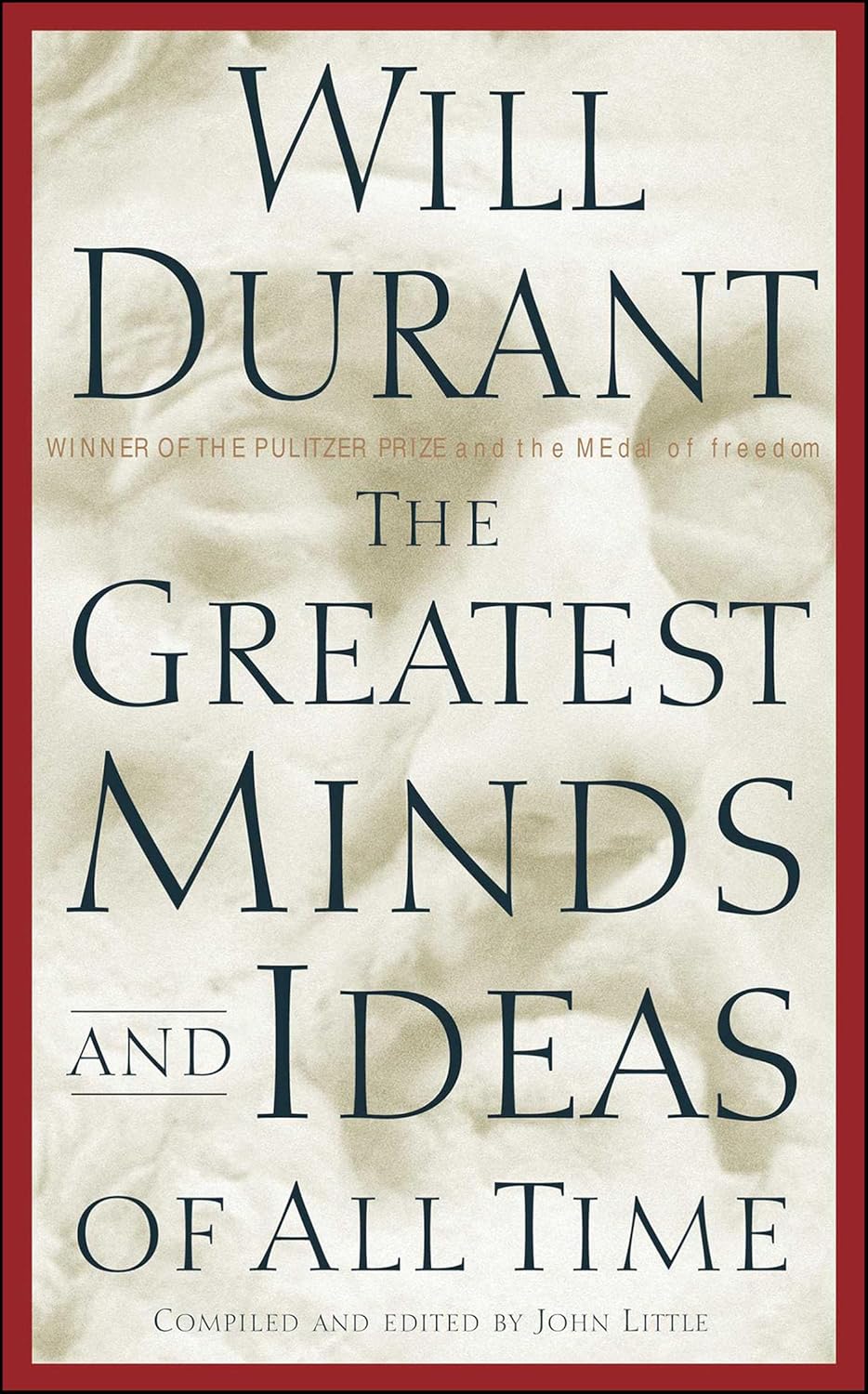 "The Greatest Minds and Ideas of All Time" book cover