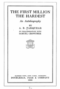 "First Million is the Hardest" book cover