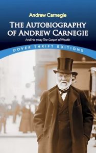 Autobiography of Andrew Carnegie book cover